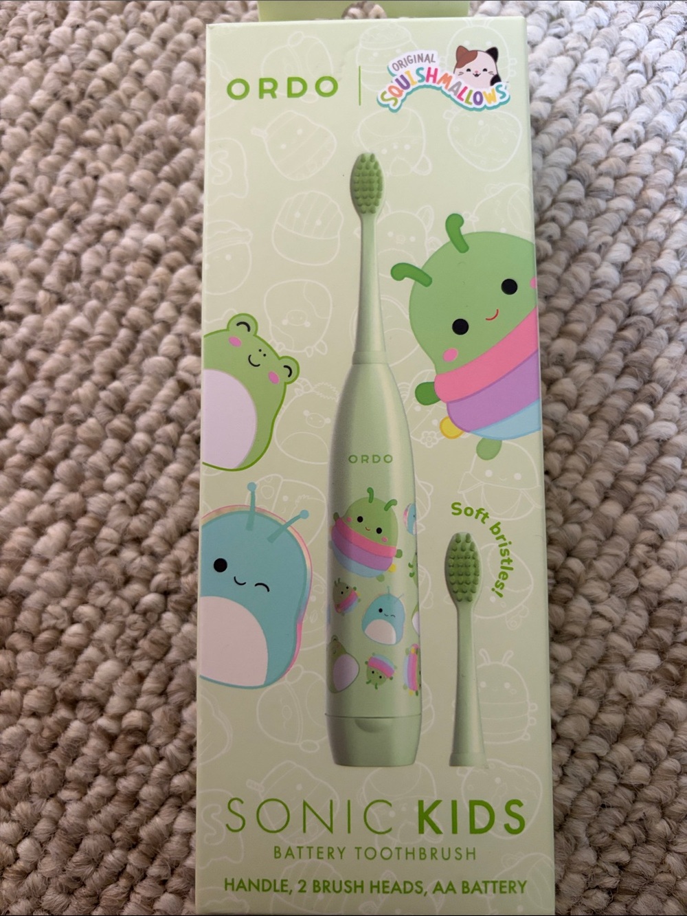 Sonic Kids Battery Toothbrush — Light Green